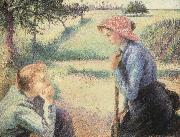 Camille Pissarro The Chat china oil painting artist